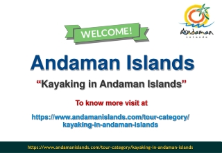 Kayaking in Andaman Islands