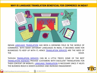 Why Is Language Translation Beneficial For Commerce in India?