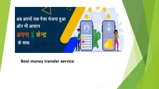 best money transfer service