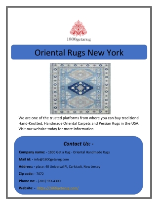 Oriental Rugs New York