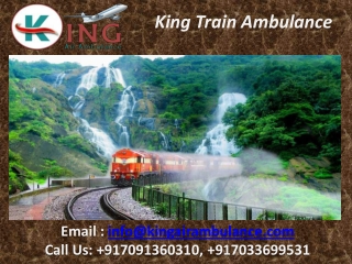 King Train Ambulance in Bangalore and Patna with Best Medical Care and ICU Support