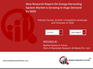 Energy Harvesting System Market: Increasing Demand 2026