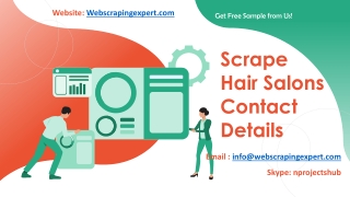Scrape Hair Salons Contact Details