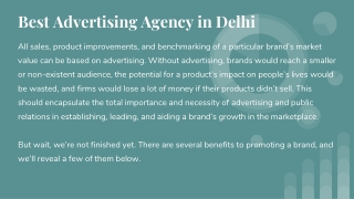 Best Advertising Agency in Delhi