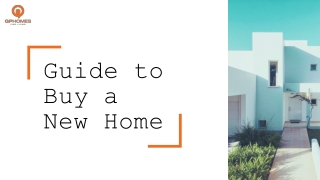 Guide to buy a new home - GP Homes