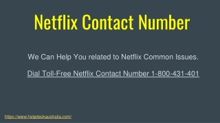 Facing Resolution Problem Dial Netflix Contact Number 1-800-431-401