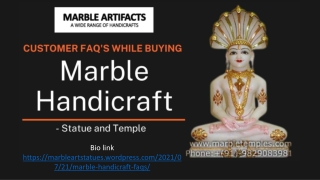 Customer FAQ’s While Buying Marble Handicraft