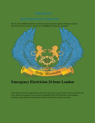Best Electricians In My Area