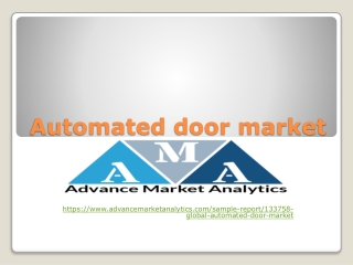 Automated Door Market ppt