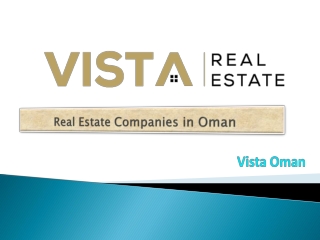 Real Estate Companies in Oman