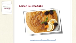 Lemon Polenta Cake