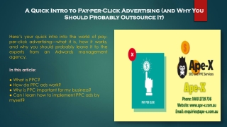 A Quick Intro to Pay-per-Click Advertising (and Why You Should Probably Outsource It)