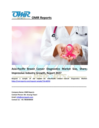 Asia-Pacific Breast Cancer Diagnostics Market Analysis and Report 2021-2027