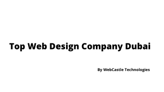 Web Design Company Dubai