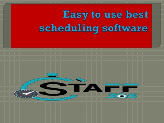 No.1 Employee Scheduling and management based apps