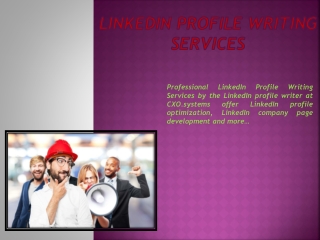 Linkedin Profile Writing Services