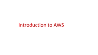 Introduction to AWS