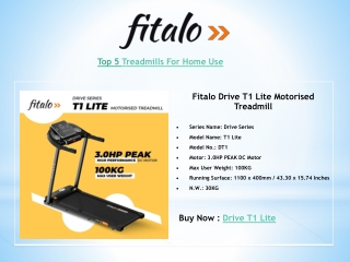 Top Treadmill for home use