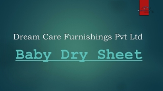 baby dry sheet