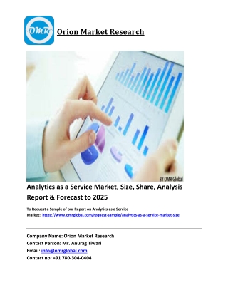 Analytics as a Service Market Trends, Size, Competitive Analysis and Forecast 20