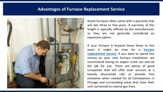 Advantages of Furnace Replacement Service