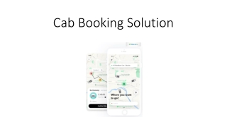 Cab Booking Solution