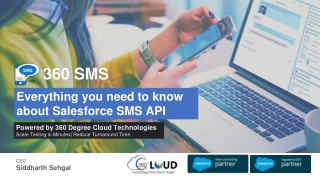 Everything you need to know about Salesforce SMS API