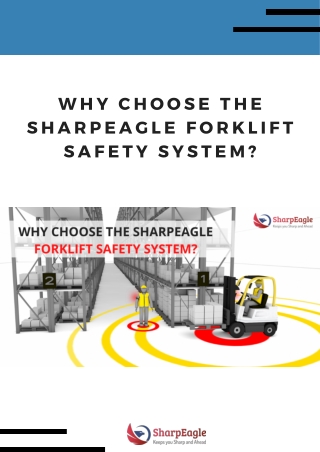 Why choose the Sharpeagle forklift safety system