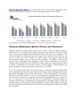 Influenza Medication Market was valued US