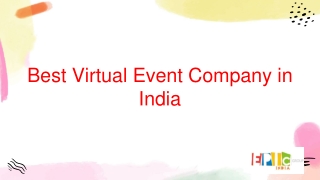 virtual event company in india
