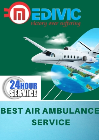 Get the Significant Air Ambulance in Jabalpur by Medivic with Health Care Expert