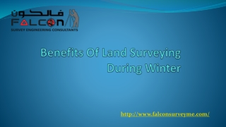 Benefits Of Land Surveying During Winter