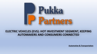 ELECTRIC VEHICLES (EVS) New Report !! (3)