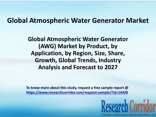 Global-Atmospheric-Water-Generator-Market