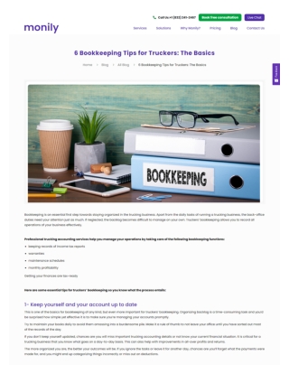 6 Bookkeeping Tips for Truckers: The Basics