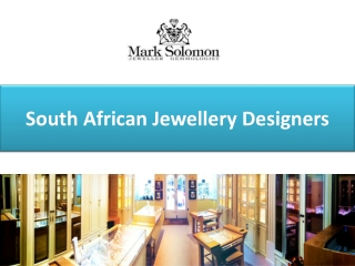 South African Jewellery Designers