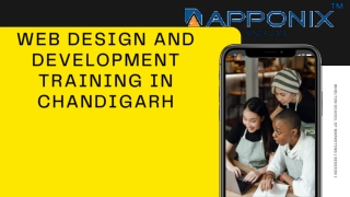 WEB DESIGN AND DEVELOPMENT TRAINING IN CHANDIGARH