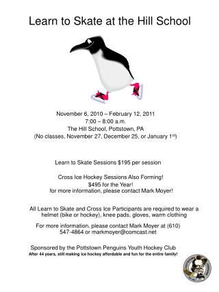 Learn to Skate at the Hill School