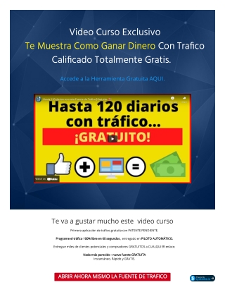 Ganar Dinero Con Trafico Calificado Totalmente Gratis.