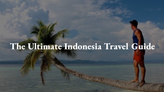 The Ultimate Indonesia Travel Guide
