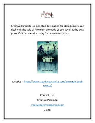 Buy High Quality Premade eBook Covers