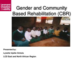 Gender and Community Based Rehabilitation (CBR)