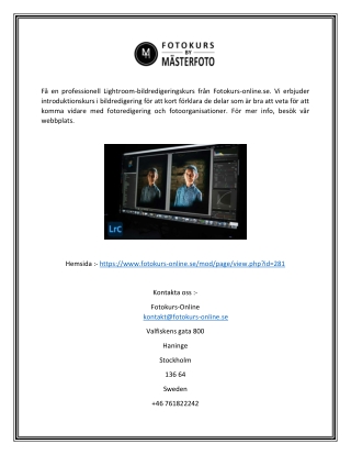 Lightroom kurs  Fotokurs-online.se-converted