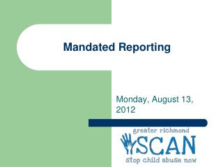 Mandated Reporting