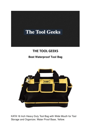 tool geek