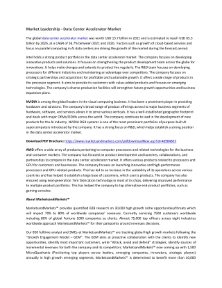 Data Center Accelerator Market