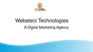 Websterz Technologies- Digital Marketing Agency