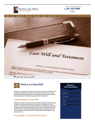 What Is a Living Will? Best Will Lawyer Near Me?