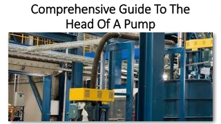 Friction loss, Flow and pressure of Head Pump