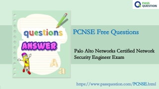 Palo Alto Networks Certified Network Security PCNSE Real Questions